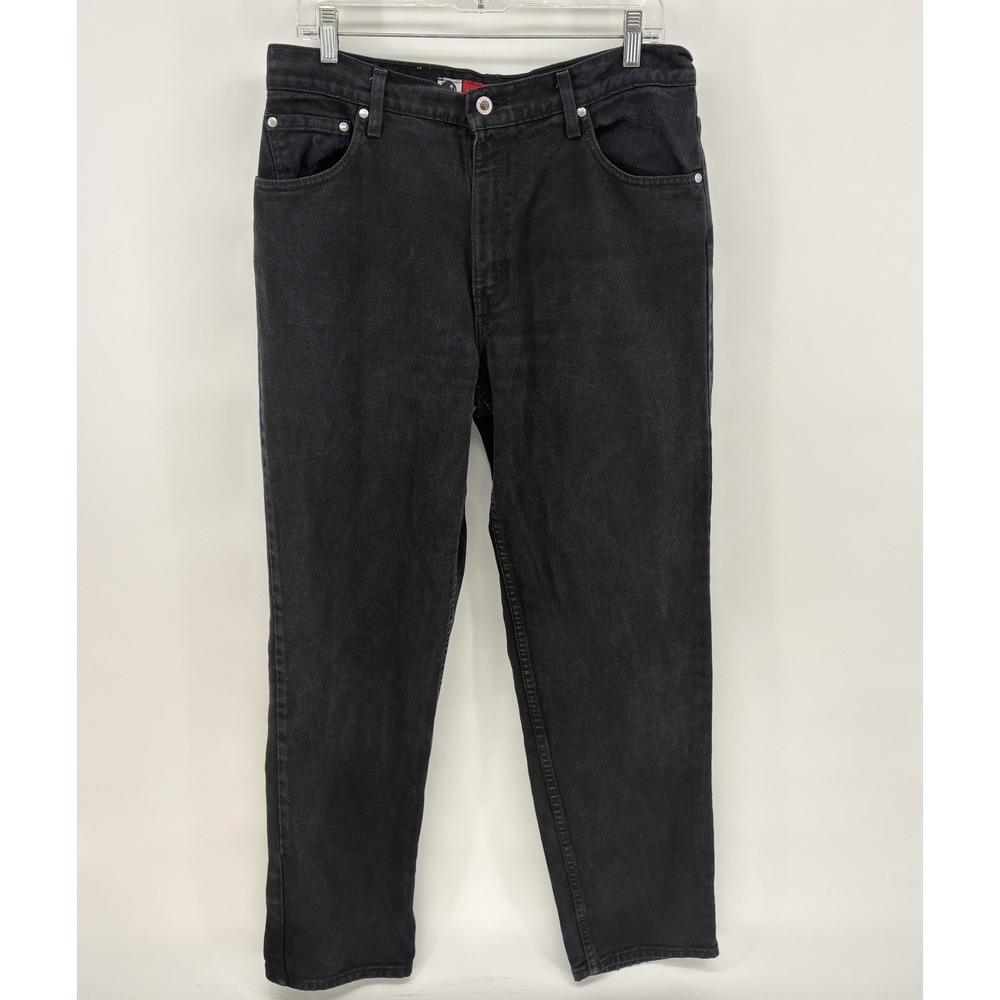 Vintage Levis Jeans Women's 12 32X32 Tencel Black‎ Silver Tab Loose Fit USA Made